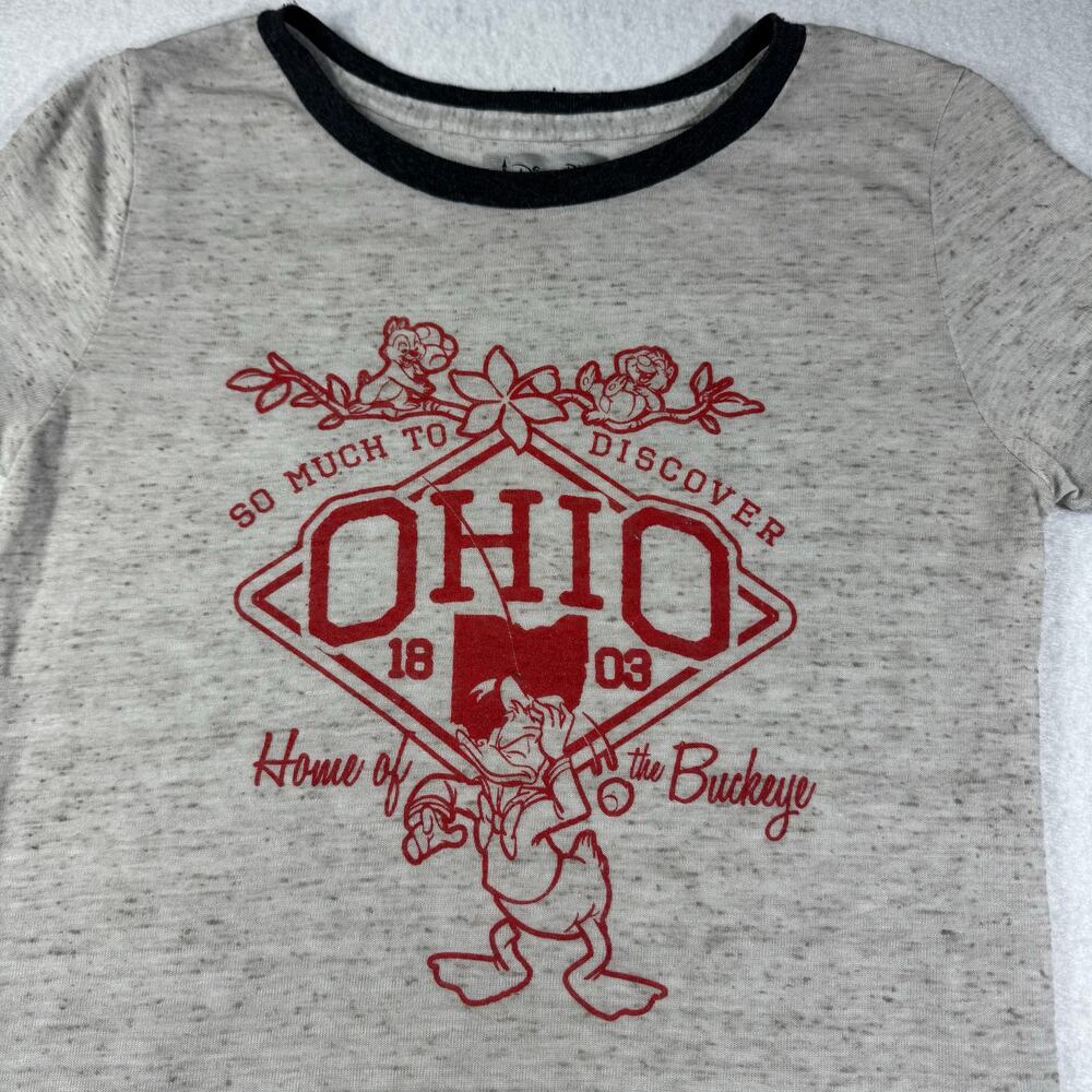Disney Ohio State Buckeyes Women's Shirt Small Short Sleeve
